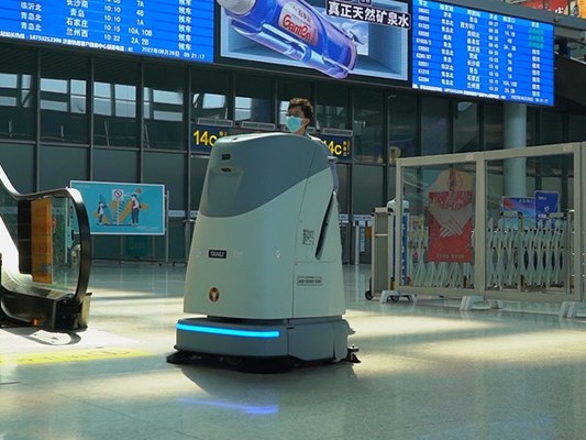 當(dāng)高鐵硬幣立9分鐘不倒，坦力工業(yè)智能洗地車在車間偷師了什么？